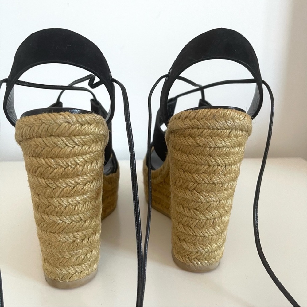 NEW IN BOX AUTHENTIC YSL LACE UP ESPADRILLES - Picture 7 of 12